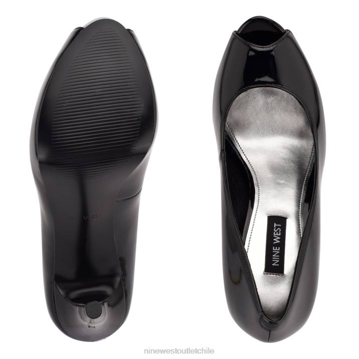 Nine West 04601826 zapatos de tacón peep toe con plataforma hethr